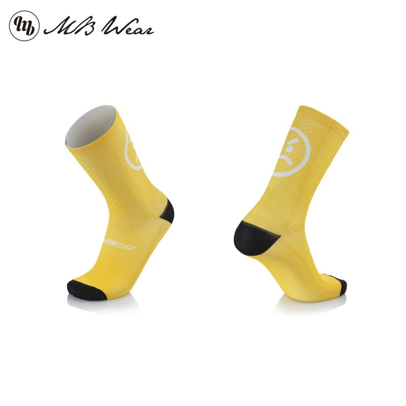 MB Wear エムビーウェア MBソックス SMILE EVO SOCKS Yellow スマイル エヴォ ソックス イエロー