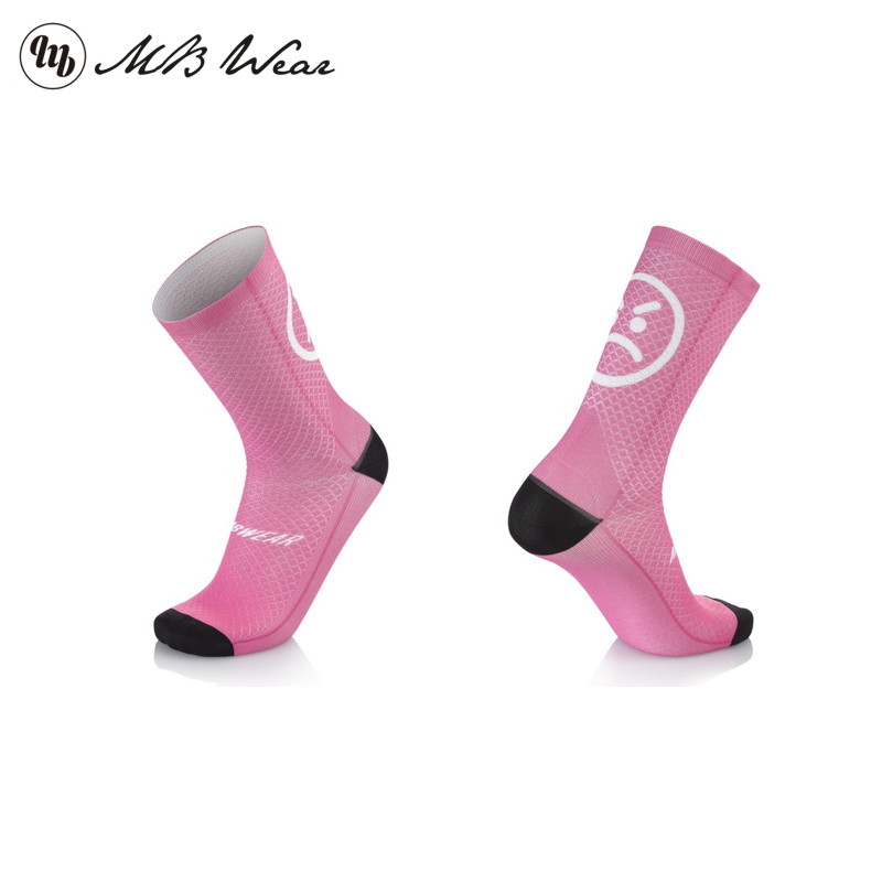MB Wear エムビーウェア MBソックス SMILE EVO SOCKS Fuxia スマイル エヴォ ソックス ピンク