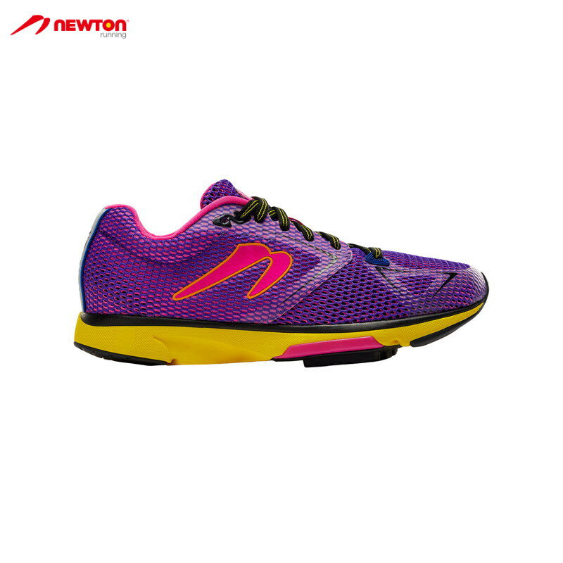 NEWTON ニュートン ディスタンス Distance 12 - Violet/Yellow/Pink レディース ランニングシューズ