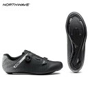 NORTHWAVE/ノースウェーブ CORE PLUS 2 WIDE BLACK/SILVER コアプラス 2 ワイド ブラック/シルバー ビンディングシューズ