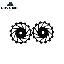 NOVA RIDE ノヴァライド 14T CERAMIC PULLEY SET BLACK プーリーセット