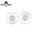 NOVA RIDE ノヴァライド 14T CERAMIC PULLEY SET SILVER プーリーセット
