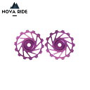 NOVA RIDE Υ饤 14T CERAMIC PULLEY SET PURPLE ס꡼å