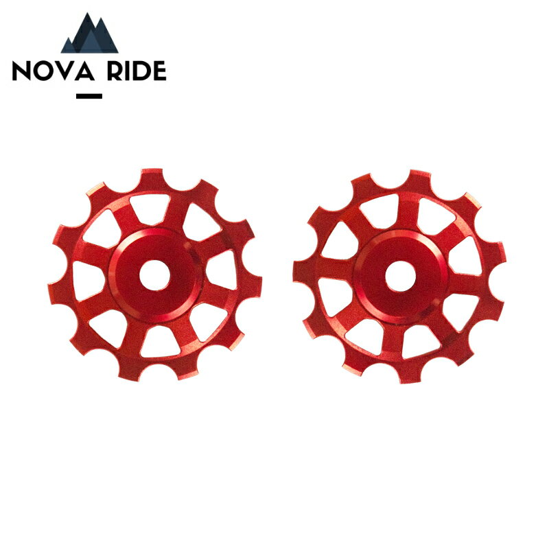NOVA RIDE ノヴァライド 11T CERAMIC PULLEY SET RED プーリーセット