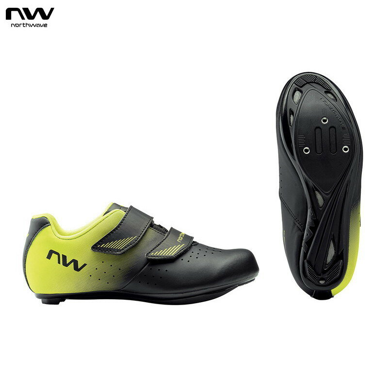 NORTHWAVE ノースウェーブ CORE JUNIOR BLACK/YELLOW FLUO コア　ジュニア　ブラック/イエローフルオ ビンディングシ…