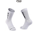 ノースウェーブ ソックス EXTREME AIR MID SOCK WHITE BLACK