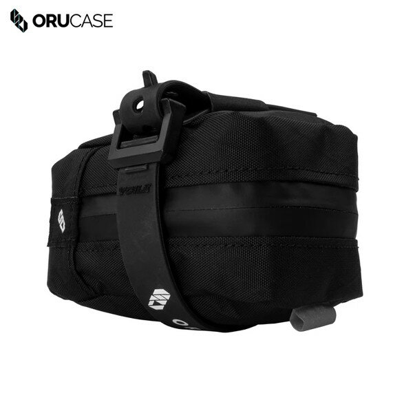 Orucase オルケース X-Pac Saddle Bag Black X-Pac サドルバッグ ブラック 25cu in (0.4L)