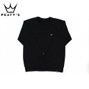 Peatys ピーティーズ Pub Wear Crew Jumper Black