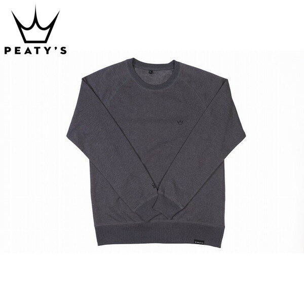 Peatys ピーティーズ Pub Wear Crew Jumper Dark Heather Grey