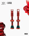Peatys ピーティーズ Tubeless Valves Red 42mm