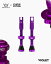 Peatys ԡƥ Tubeless Valves Violet 60mm