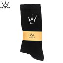 Peatys ピーティーズ Shredsock シュレッドソックス Black Crown ソックス