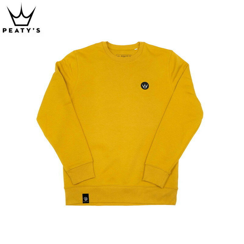 Peatys s[eB[Y Pub Wear Embroidered Crew Jumper Crown Ochre STCY Wp[