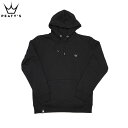 Peatys ピーティーズ Pub Wear Embroidered Hoody Crown パブウェア・エンブロイダード・フーディー・クラウン Black フ...