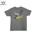 Peatys ԡƥ Ride Wear T-Shirt Whippet 饤ɥTġڥå Melange Grey T