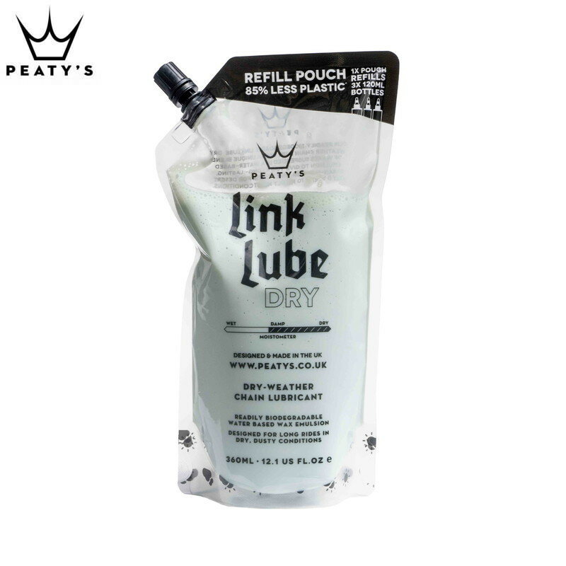 Peatys ピーティーズ LinkLube Dry Refill Pouch リンクルブ・ドライ・リフィル・パウチ 360mm チェーンルブ