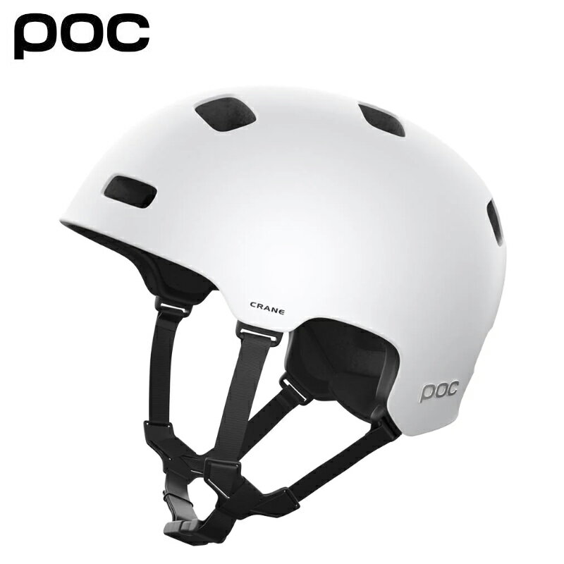 POC ポック Crane Mips - Hydrogen White Matt [ユニセックス] MTB用ヘルメット