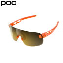 POC ポック Elicit エリシット Fluorescent Orange Translucent ( Lens ; Violet / Gold Mirror ) サングラス