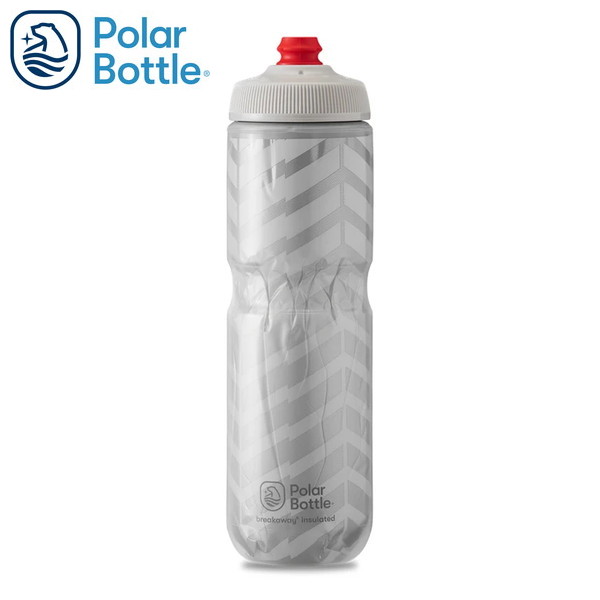 POLAR BOTTLE/|[[{g u[NAEFC 24oz BOLT WHT/SLV White/Silver@zCg/Vo[ {g ⋋