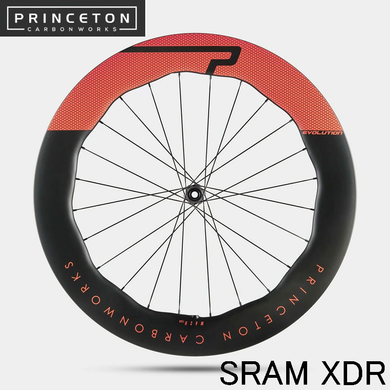 Princeton CarbonWorks Mach 7580 Evolution ディスクブレーキ SRAM XDR 前後ホイールセット