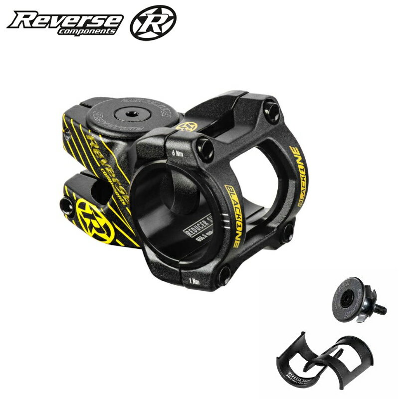 Reverse components Black One D-2 ステム 35mm（ブラック/イエロー）