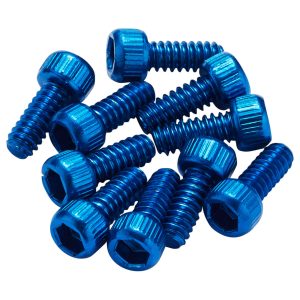 Reverse components アルミ製ペダルピン USサイズ 11mm（ブルー）10個入り