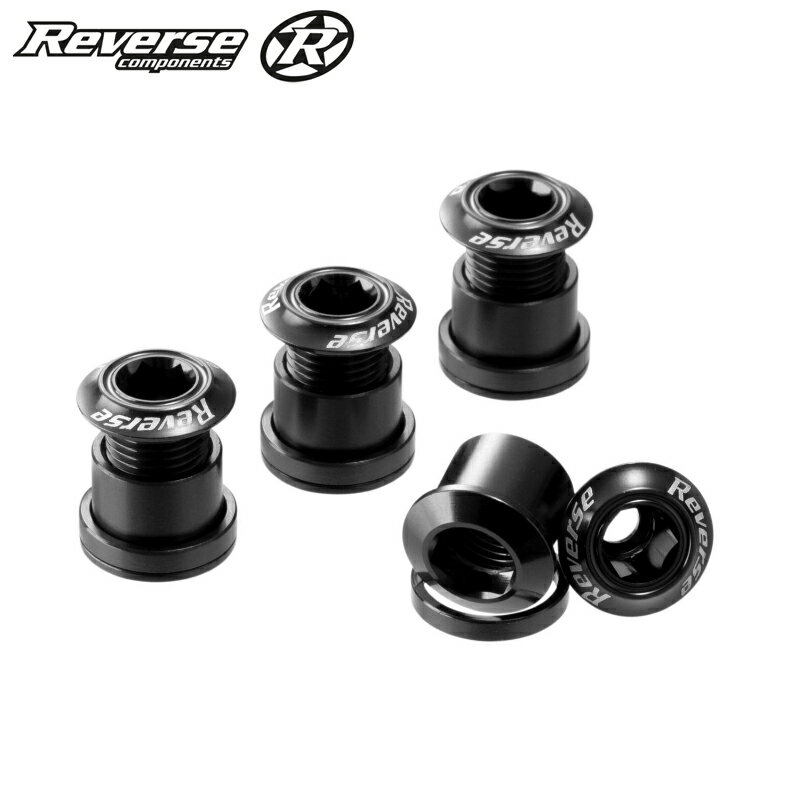 Reverse components チェーンリングボルトセット（ブラック）