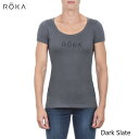 ROKA ロカ Womens Pro Team T-Shirt Dark Slate コットンTシャツ