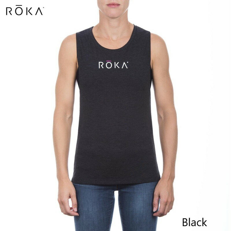 ROKA ロカ Womens Pro Team Workout Tank Black コットンタンクトップ