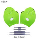 ROKA ロカ Pro Hand Paddles Green Size 0 スイムトレーニング用ハンドパドル