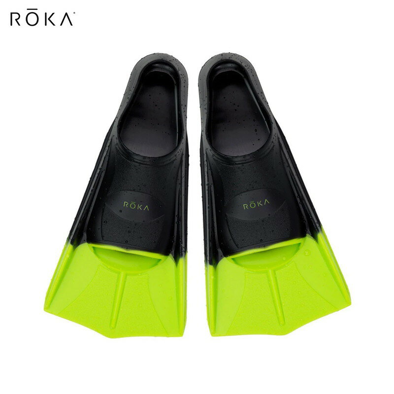 ROKA ロカ Pro Short Silicone Fins Acid Lime シリコン製ショートフィン