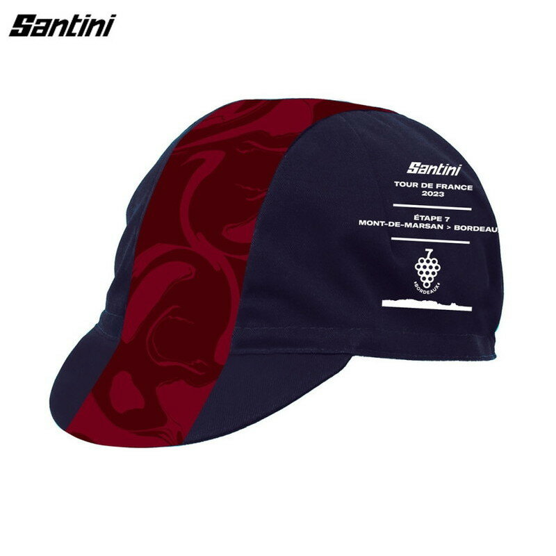 Santini サンティーニ CYCLING CAP サイクリング キャップ モン＝ド＝マルサン/ボルドー キャップ