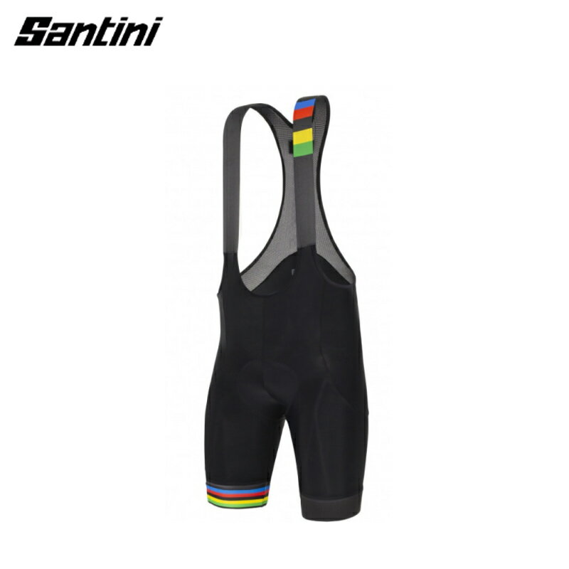 Santini TeB[j UCI ROAD 100 CHAMPIONS BIB SHORTS 2024 UCI EI茠100NLO ruV[c