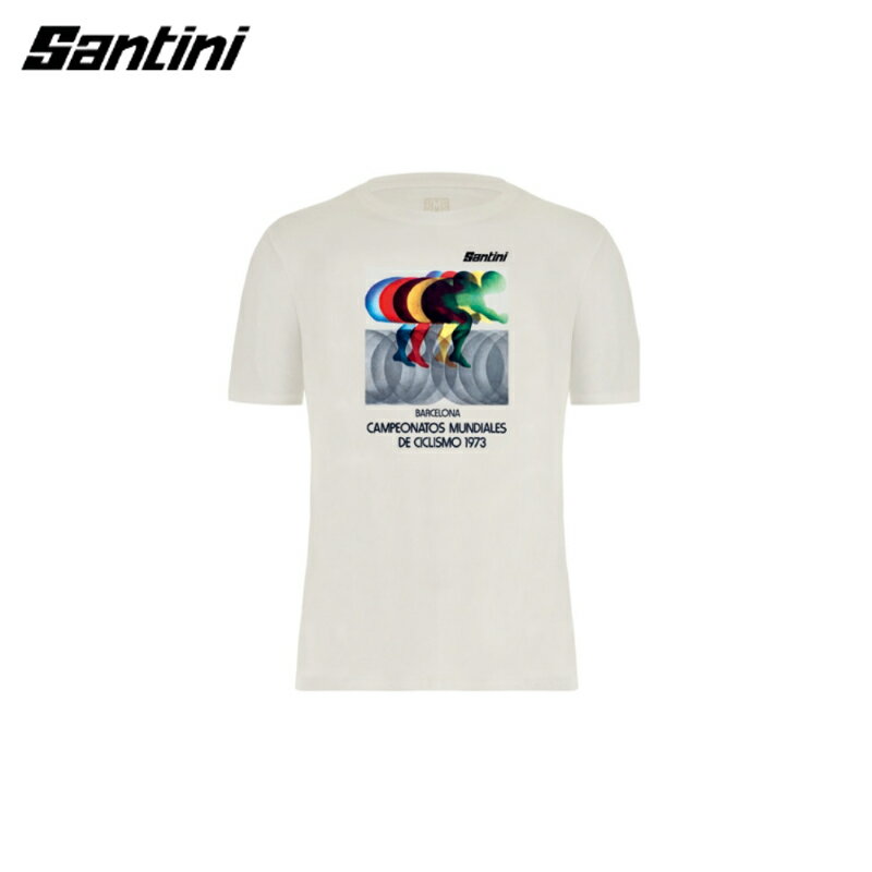 Santini サンティーニ BARCELONA T-SHIRT 2024 バルセロナ1973世界戦Tシャツ