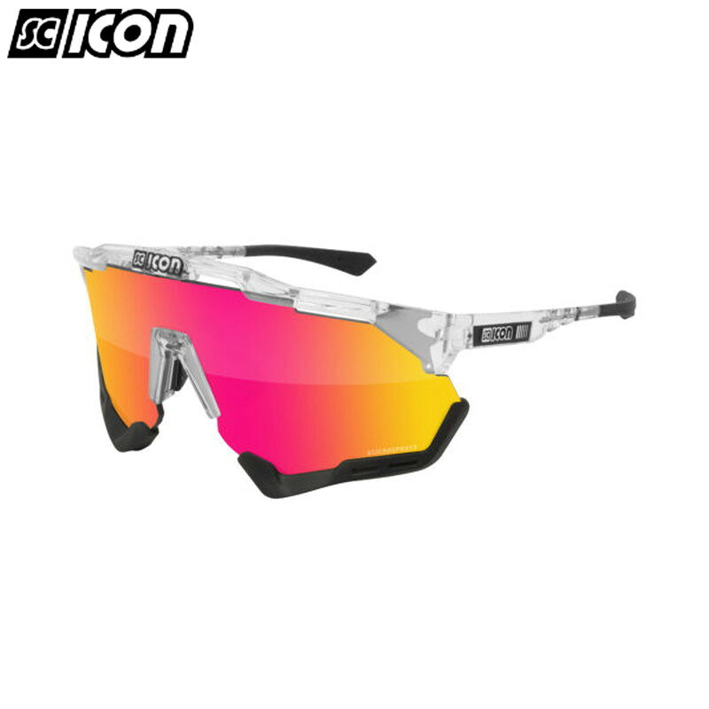 SCICON SPORTS シーコン AEROSHADE エアロシェード CRYSTAL GLOSS/Multimirror Red