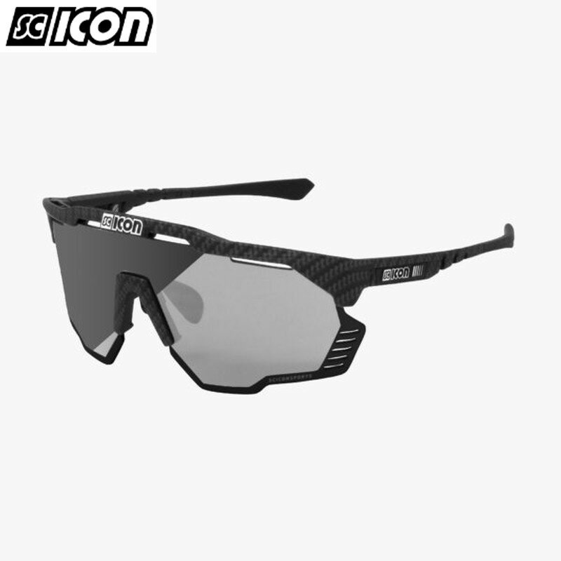 SCICON SPORTS シーコン AEROSHADE KUNKEN エアロシェード クンケン CARBON LOOK/Photocromic Silver