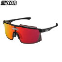 SCICON SPORTS シーコン AEROWATT FOZA エアロワット フォーザ Black Gloss/Multimirror Red