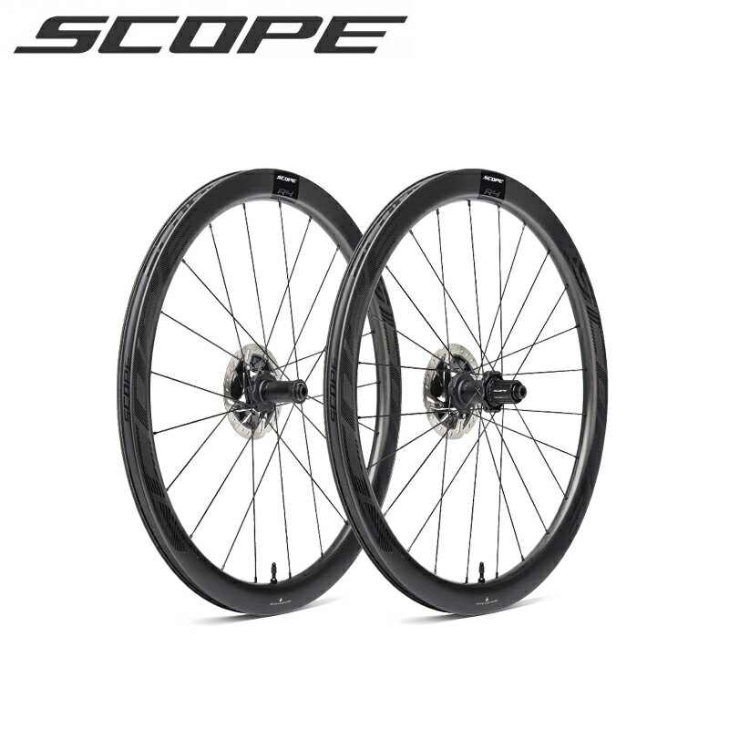 Scope Cycling スコープサイクリング R4 Disc TLR SKF BLK F/R UD ロードホイール