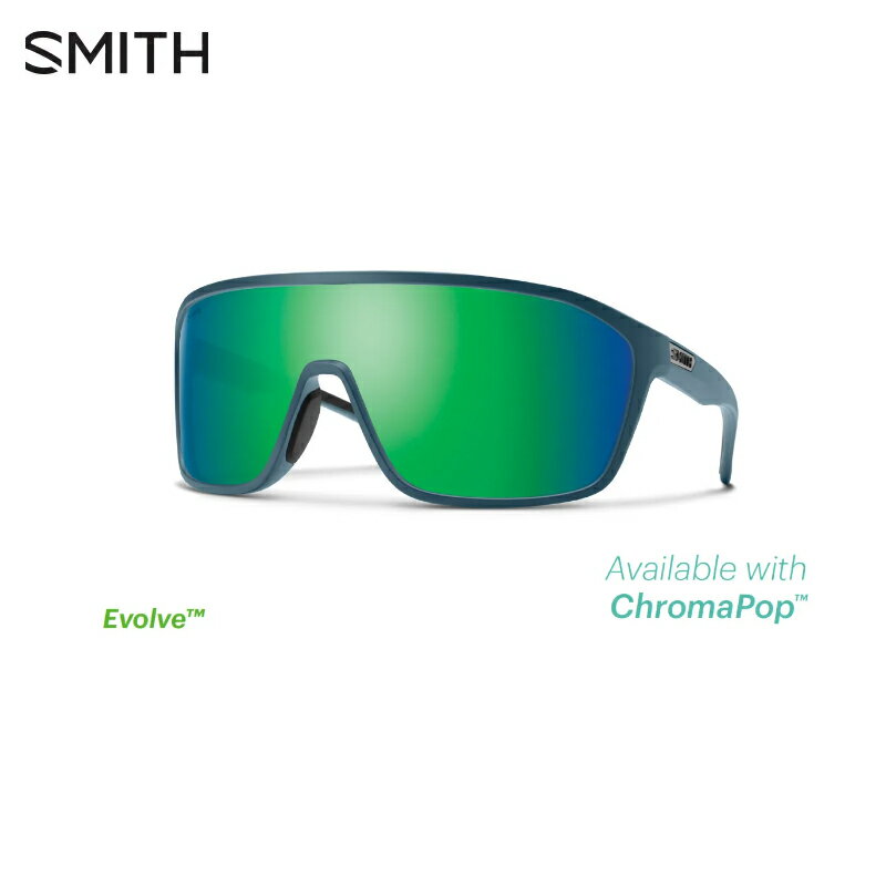 SMITH スミス Boomtown | Frame:Matte Stone Crystal | Lens:CP-Green Mirror サングラス