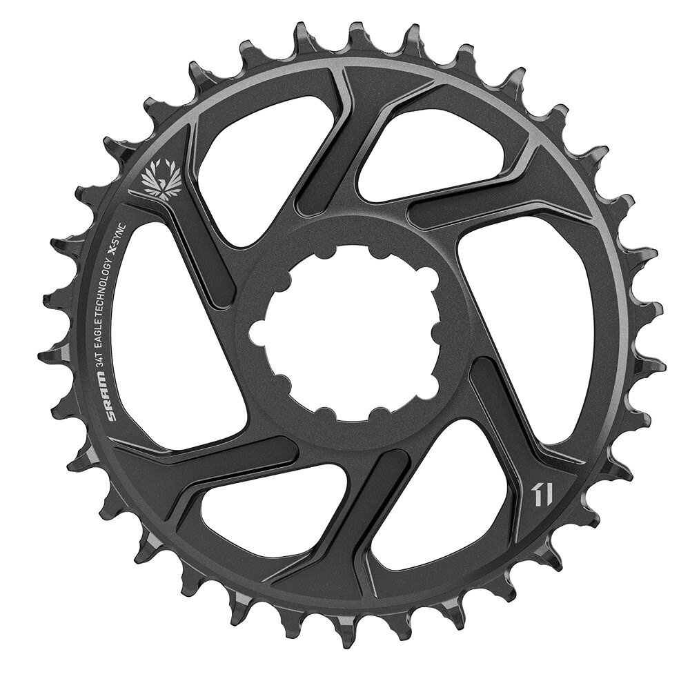 SRAM スラム X-Sync 2 Direct Mount Chain Ring 6mm Black チェーンリング