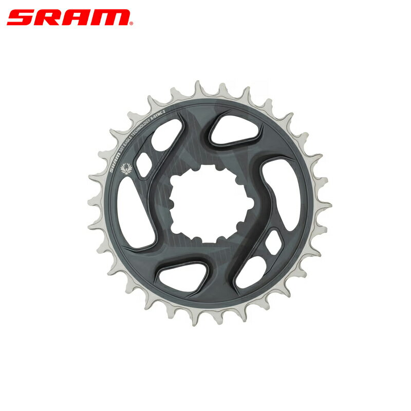 SRAM  X-Sync 2 Direct Mount Chain Ring 6mm Cold Forged Lunar Grey ...