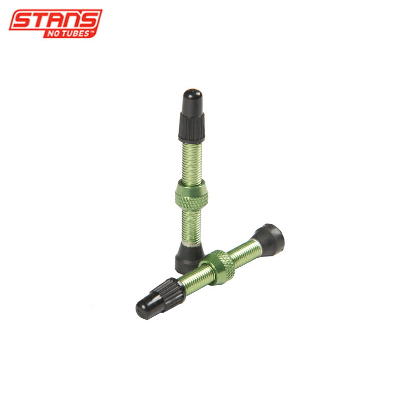 Stan’s NoTubes スタンズノーチューブ VALVE STEM PAIR AL PRESTA 44MM グリーン