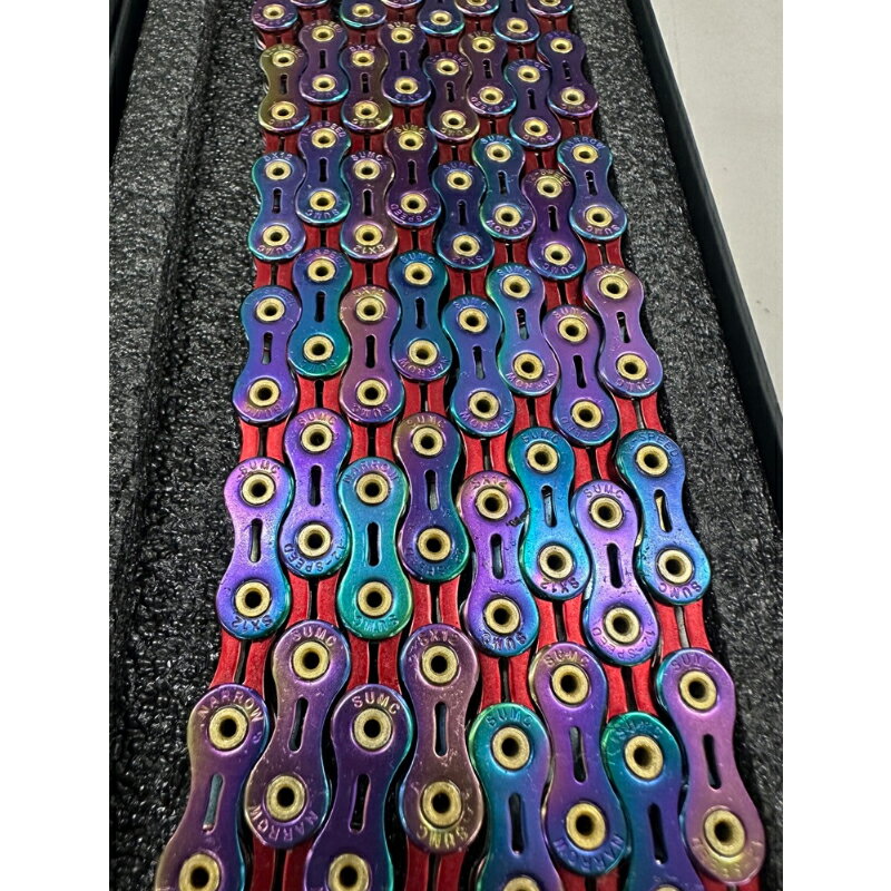 SUMC エスユーエムシー 12速チェーン SX12SL (レインボーレッド)