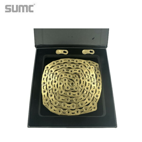 SUMC エスユーエムシー 12速チェーン S12SLPRO シマノ用 フラットトップ ゴールド