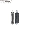 TOPEAK トピーク 25g ネジ付 CO2 カートリッジ 2本セット ポンプパーツ
