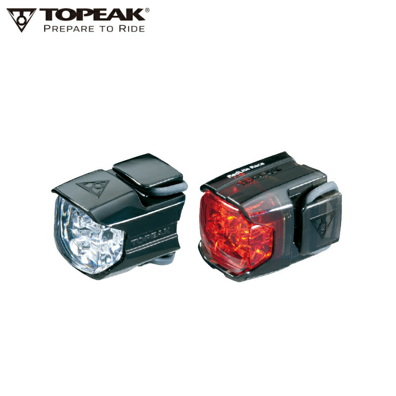 TOPEAK トピーク ホワイトライト レース&レッドライト レース コンボ ヘッドライト