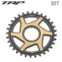 TRP ティーアールピー EVO 12 CHAINRING 30T サンドブラステッドブラック/ゴールド チェーンリング