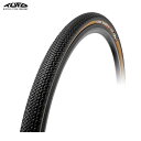 トゥーフォー TUFO Gravel Thundero (サンデロ) 700 x 40c チューブレスレディ(TR) ブラック x ベージュ グラベル チューブ...