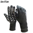 veloTOZE ヴェロトーゼ ニットウォータープルーフグローブ ブラック