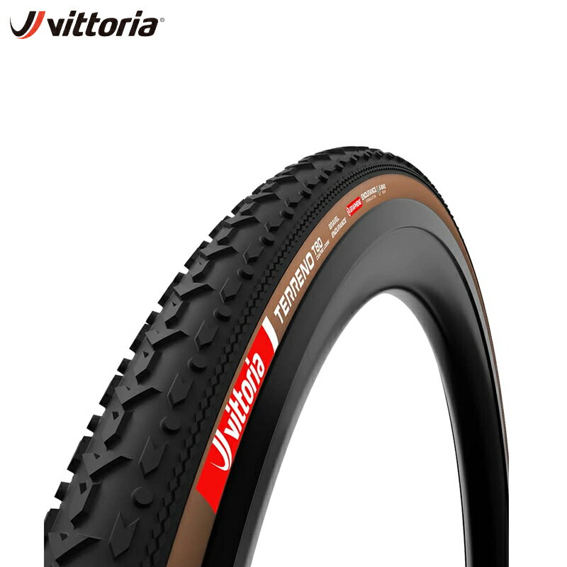 Vittoria ヴィットリア Terreno T80 coarse loose Gravel Endurance TLR Black/Brown グラベルタイヤ